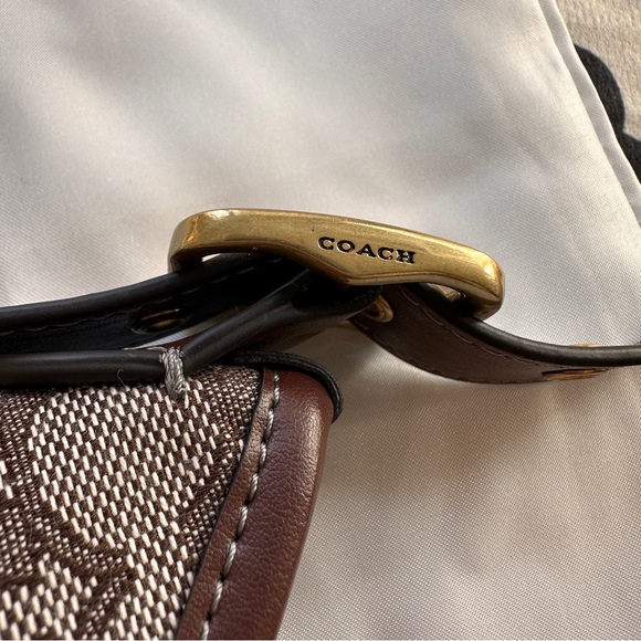 Coach Underarm Bag, Moon Bag, Brown - Picture 2 of 14